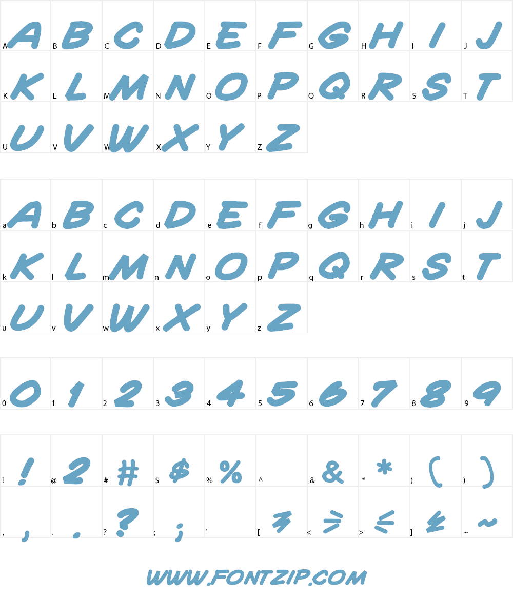 Quadrus Semicond Font Character